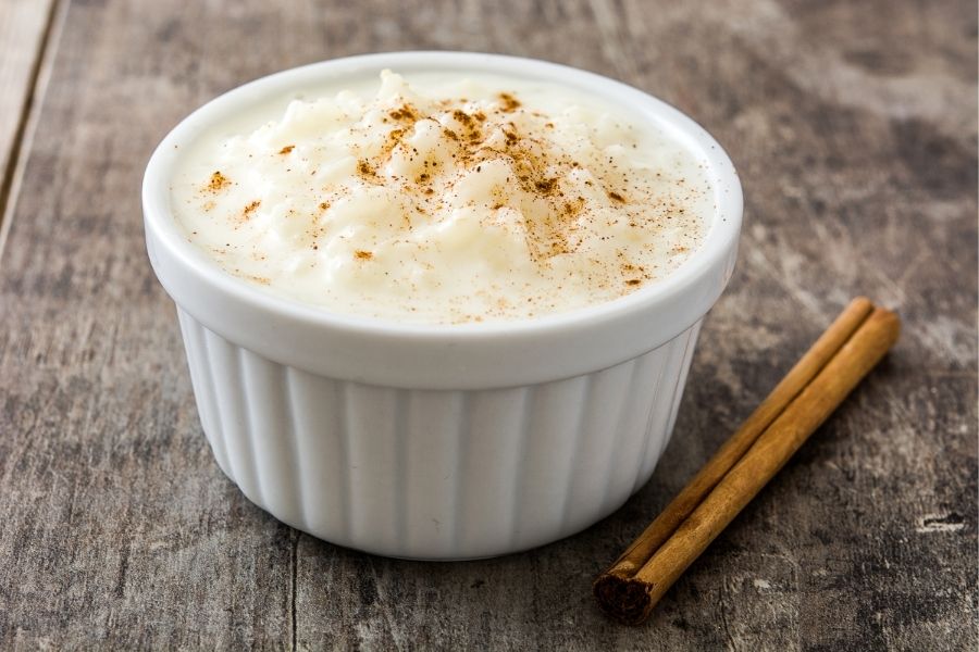 Rezept für Milchreis mit Zimt und Zucker