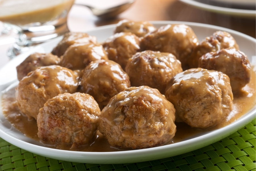 Rezept für Frikadellen mit Rahmsoße