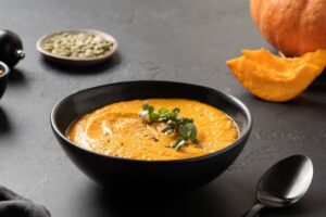 Klassische Kürbissuppe