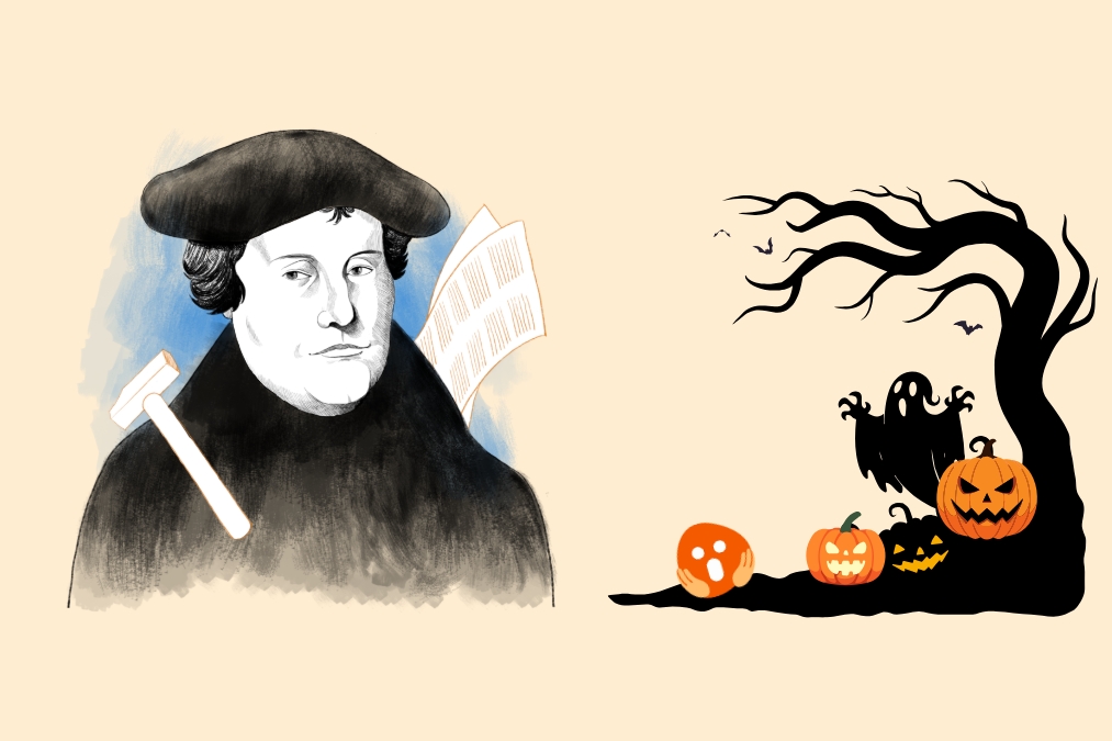 Reformationstag und Halloween in Deutschland