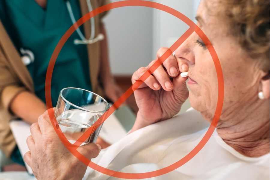 Medikamente geben ist nicht erlaubt